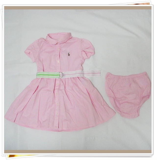 ピンク シャツワンピース ドレス パンツ付き 2点セット 18m ラルフローレン Ralph Lauren 新品 正規品 ベビー服セレクジェイ商店