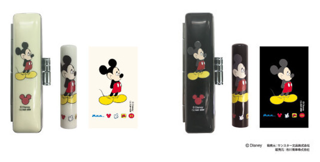 ディズニーミッキーマウス印鑑セット 銀行印にオススメ かわいいハンコ ウィズアールはんこ