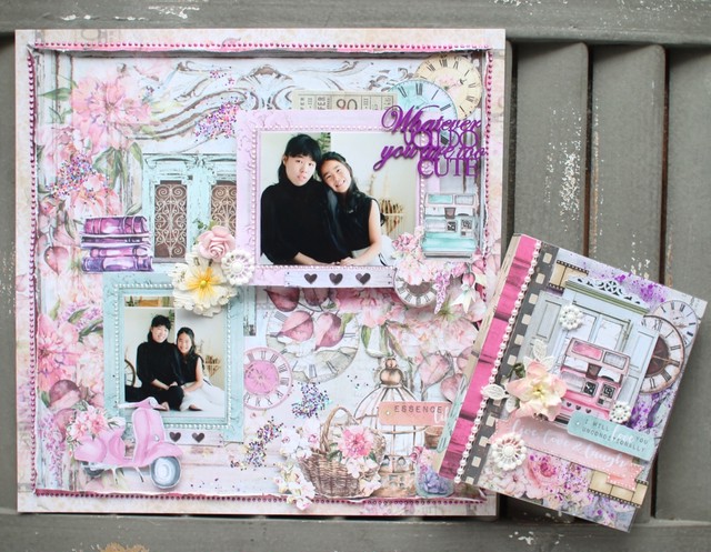 訳あり商品 送料込み 仕掛けレイアウトとミニアルバムのキット Sattinsb