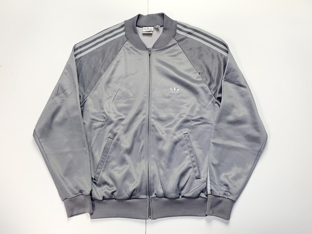 80s Adidas アディダス Usa製 Atpジャージ シルバーグレー トラックジャケット ビンテージ L Sunnyheart