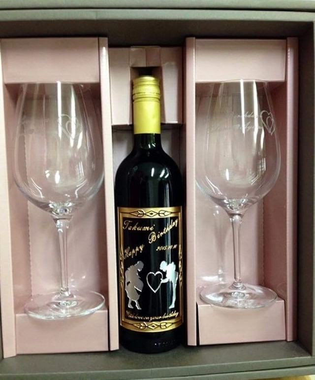 ワイングラスギフトセット 名入れプレゼント専門店 アトリエ メイク