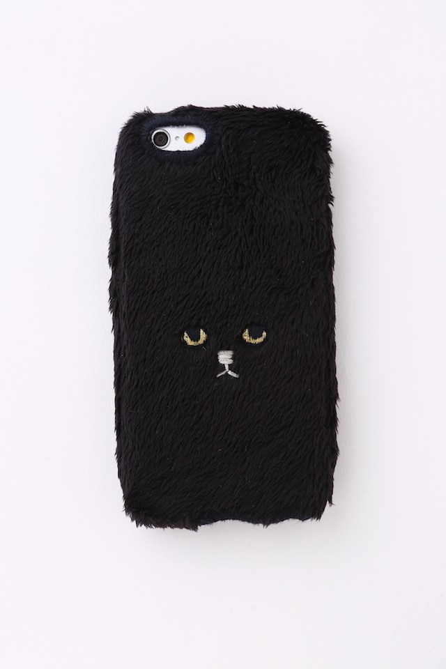 Iphone7 8 Iphone6 6s対応 ネコiphoneカバー ブラック Keora Keora Web Store