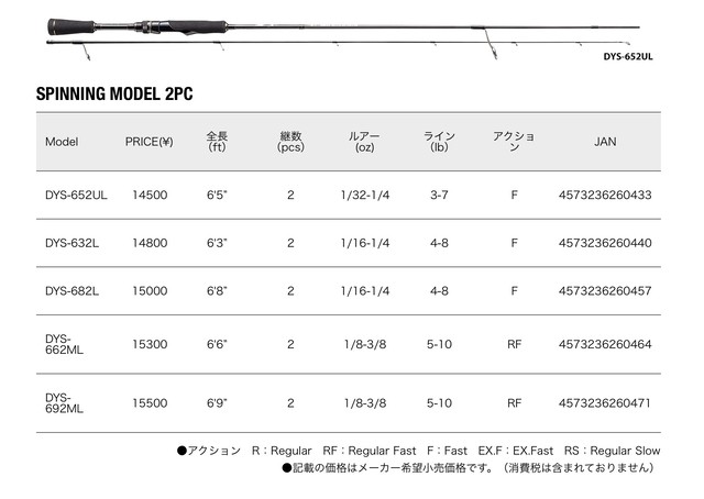 メジャークラフト デイズ スピニング スーパーファインソリッド Dys S632ul Sfs バスロッド ネットショップ Riku Base店