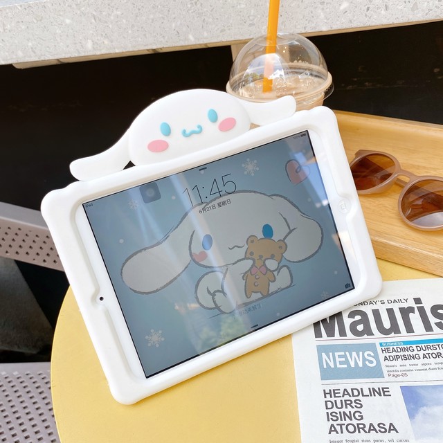 Ipadケース 柔らかい シリコン カバー スタンド機能 角度調整 シナモロール Ipad Mini Ipad Air Ipad Ipad Pro かわいいairpodsケース Switchカバー Iphoneケース Airtagホルダー New I