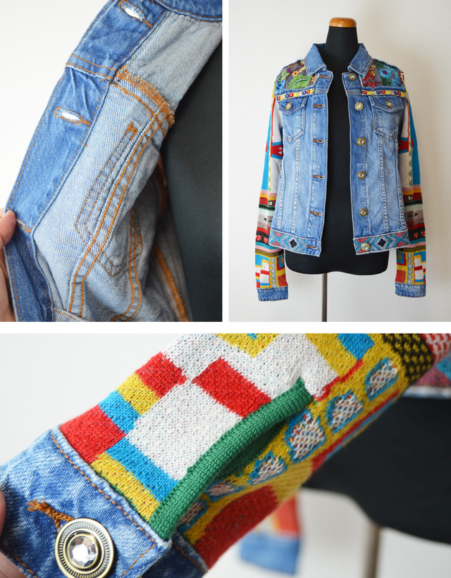 Desigual デシグアル ジャケット レディース 18swed35 Chaq Fiorella デニムジャケット ジージャン オールシーズン 個性的 人気 ブランド 18年春夏新作 セレクトショップ グリーン Selectshopgreen