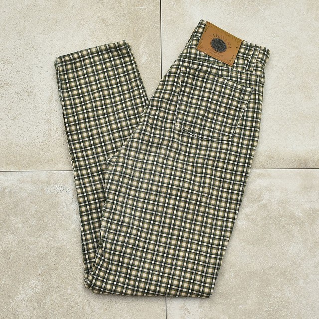 90's Caravana jeans check denim pants