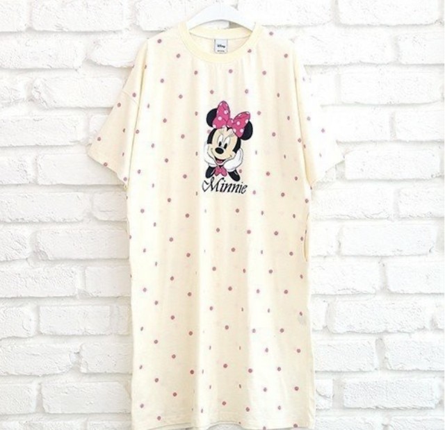 即納 親子コーデ ミニーちゃん ワンピース ママ Ikasis