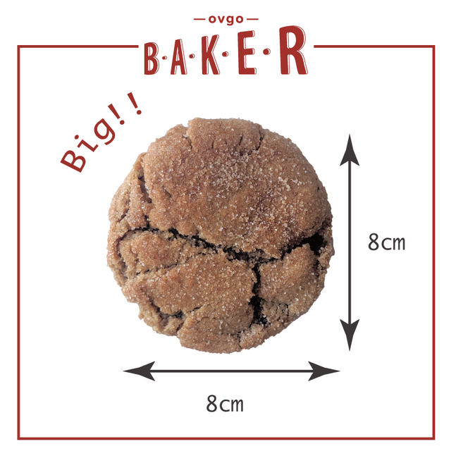 ３枚入ラムレーズンチョコチップ ヴィーガンクッキー Ovgo B A K E R