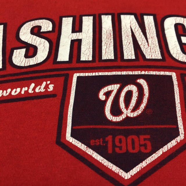 Xlサイズ Nike Washington Nationals 両面プリント デカロゴ チームtシャツ Mlb公式グッズ Ringhio Used Store