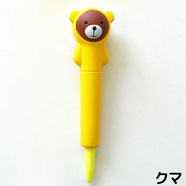 ボールペン ぷにぷに 動物 文房具 ペン ステーショナリー グッズ アニマル 雑貨 Sta053 Humming K