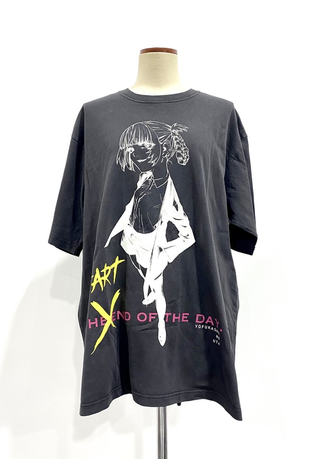 〈よふかしのうた〉START OF THE DAY. ピグメントダイTシャツ