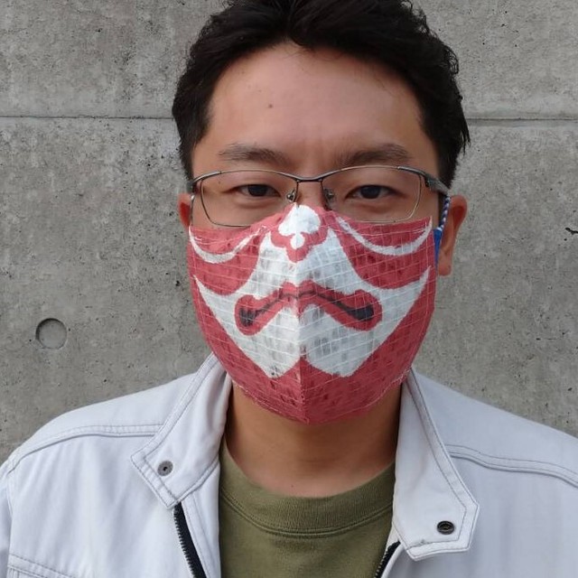 和紙製 マスクジャケット 歌舞伎柄 はんこ柄 各1枚入り 市川三郷町セット マルゴー オンラインストア