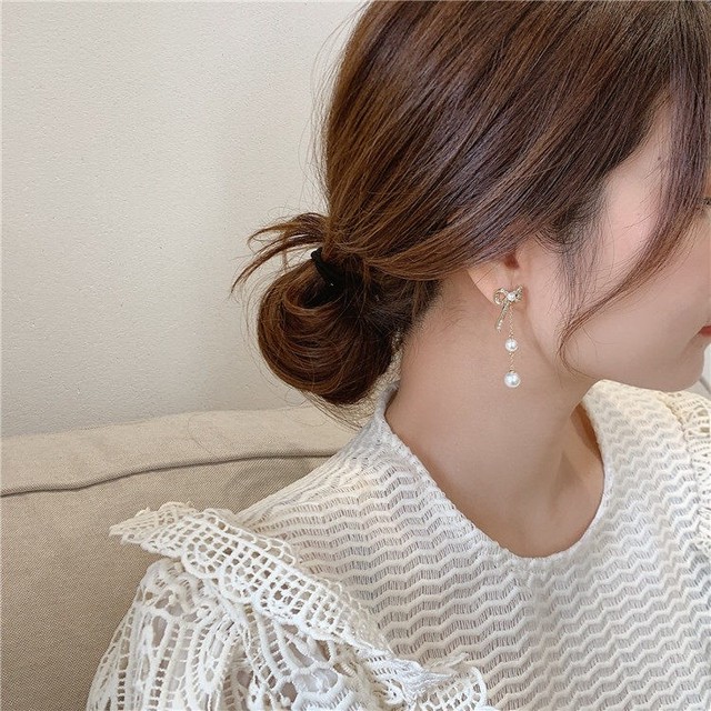 インスタ 可愛いピアス ロング おしゃれ Melissa 送料無料