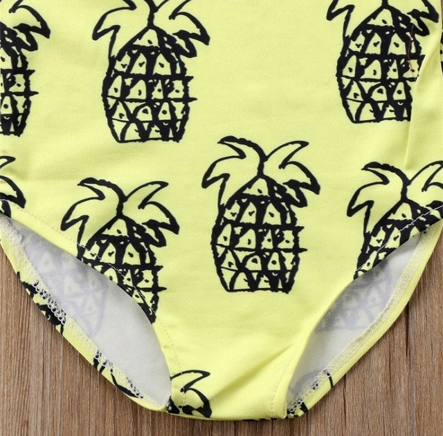 予約販売 パイナップル水着 Welinakids