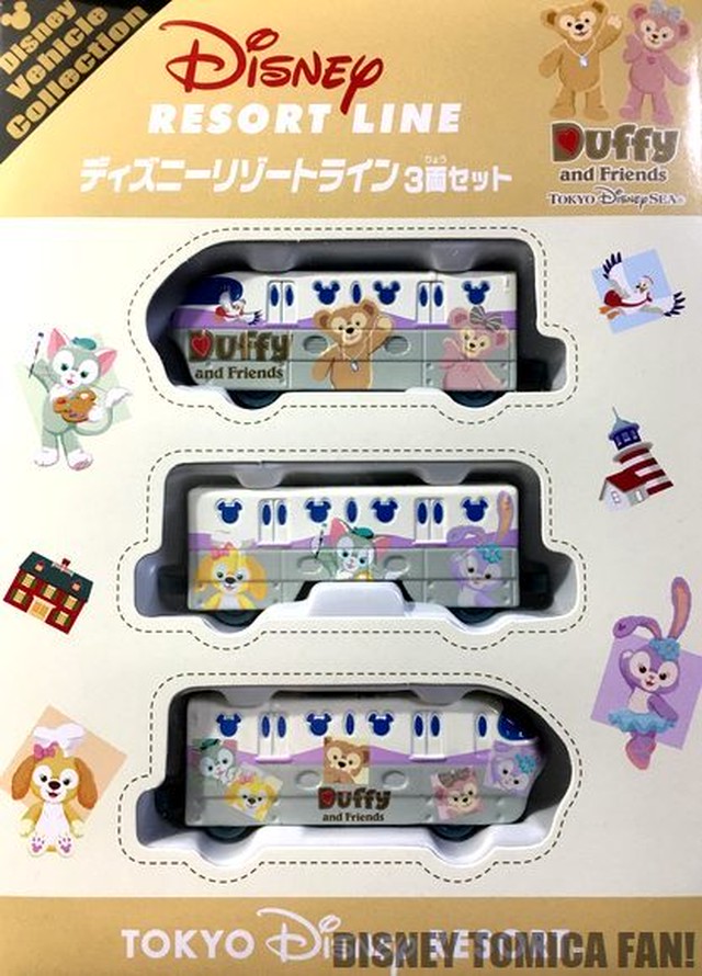 新品未使用 ディズニー ダッフィー フレンズ リゾートライン ３台セット Atelier Scramble