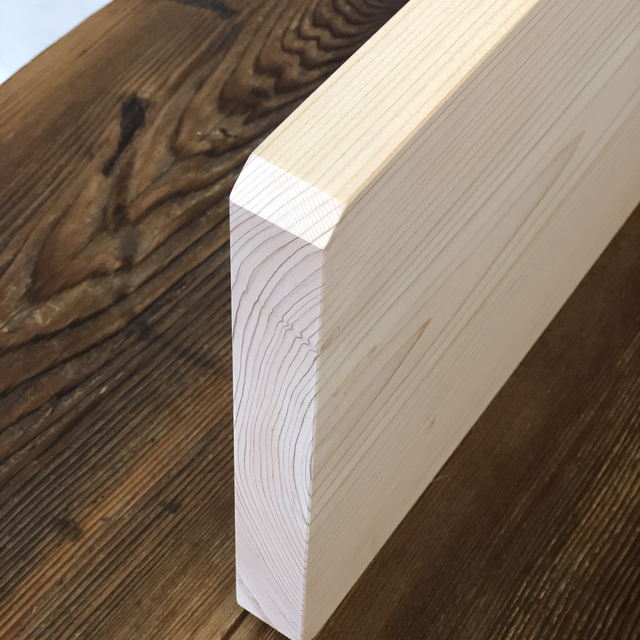 材木屋さんのヒノキのまな板 幅約36センチ 古材とアンティーク雑貨 はくたけ