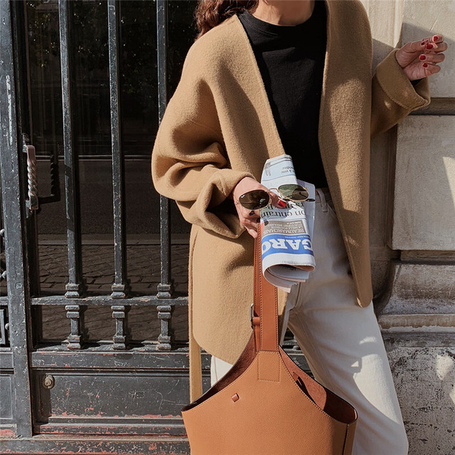 コート ノーカラーコート ウエストマーク ジャケット テーラードコート メルトンコート ショート丈 ノーカラー ミドル丈コート レディース 秋冬 防寒 アウター ウールタッチ Sumoa