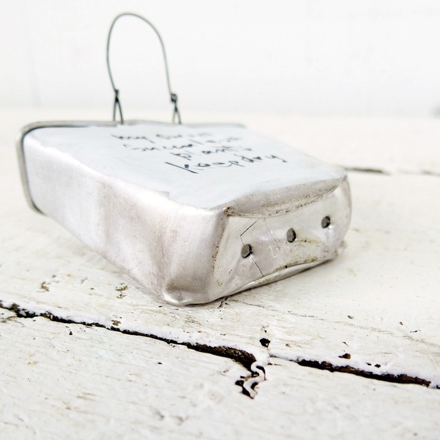 リメイクミニ缶 多肉用ミニミニアルミバッグ 縦型 中サイズ Naco Re Antique