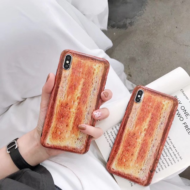 トーストのiphoneケース 食べ物 Iphone Xs Xr Xsmax X 8 8plus 7 7plus 6s 6splus 保護カバー パン パロディ風 面白い Jpcasecase 携帯ケース 通販