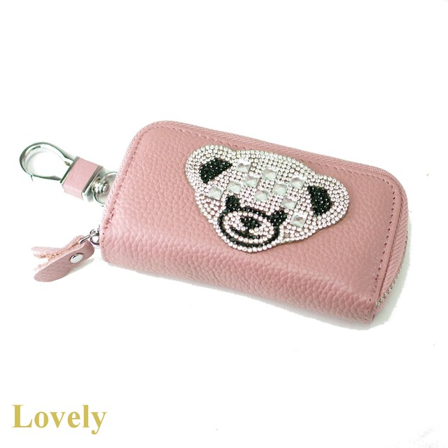 その他 キラキラベアー キーケース ベージュピンク Lovely Nagoya