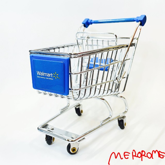 Mini Walmart Shopping Cart ウォルマート ミニショッピングカート Merorome