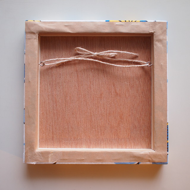 木製パネル壁掛け用金具と紐80cm ハンドメイド雑貨 R アール