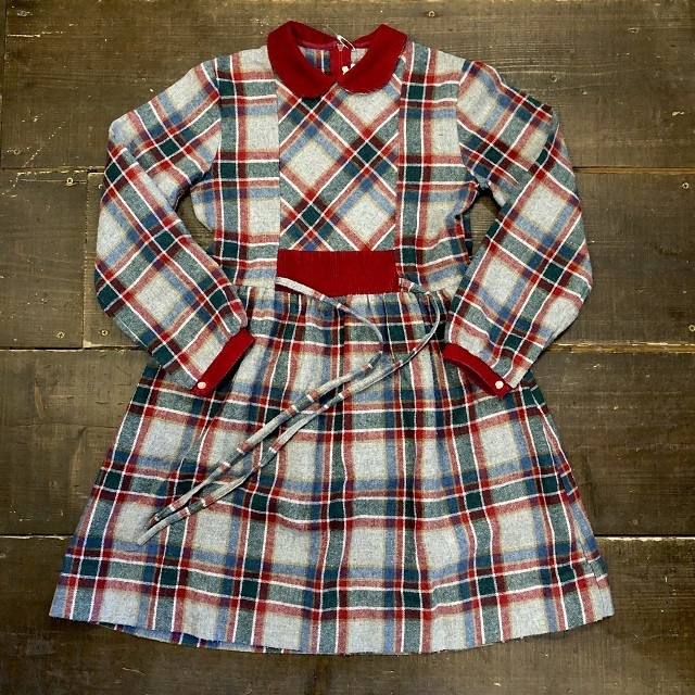 Used ヨーロッパ古着 80sドレス 140 Churchill Kids Wear