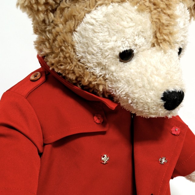 ダッフィーsサイズ43cmコスチューム トレンチコート 赤 Copain Da コパン ダ