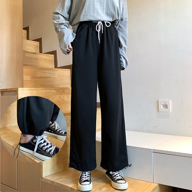 裏起毛 スウェットパンツ レディース あったか ルームパンツ おしゃれ ゆるパンツ 厚手 スウェット 黒 M サイズ ボトムス ルームウェア Infini Arc En Ciel