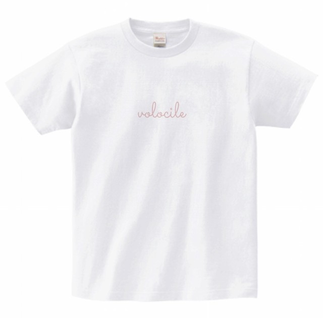 Volocileピンクロゴ ブルーロゴtシャツ Volocile