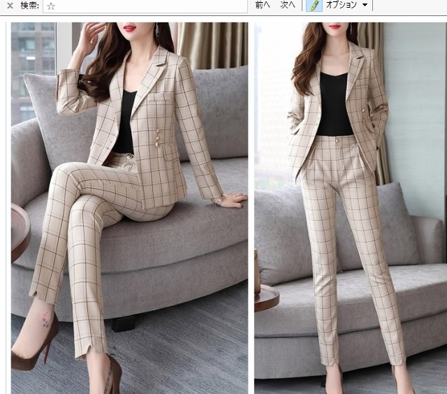レディース フォーマル スーツ 入学式 40代 レディース スーツ セットアップ ジャケット ブレザー パンツ パンツスーツ チェック 卒業式 Basecamp49