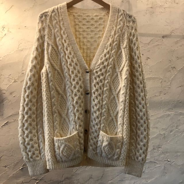 Vintage Fisherman Knit Cardigan ヴィンテージ フィッシャーマンニット アランニットニット カーディガン Number12