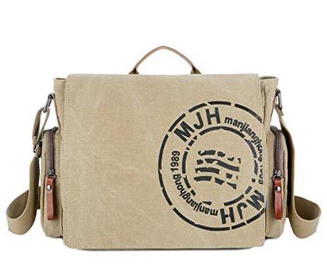 ショルダーバッグ トート メンズ メッセンジャーバッグ 帆布 肩掛け斜めがけ 防水 バッグ サイズ 大容量 丈夫 4色