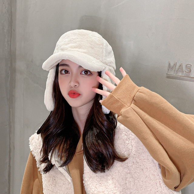 もこもこ フライトキャップ 帽子 おしゃれ かわいい トレンド レディース フェミニン オルチャン 韓国 秋冬 ２way カジュアル ふわふわ Ptnym3515 Shop Suba
