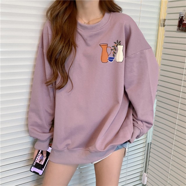 ルーズフードレスセーター【loose hoodless sweater】