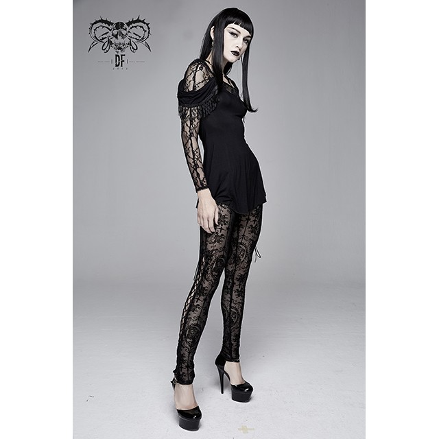 ゴスロリファッション 大きいサイズ 服 V系 ファッション レディース パンツ レギンス T001 Haln0959 胡蝶の夢 舞台衣装 ゴスロリ 専門店