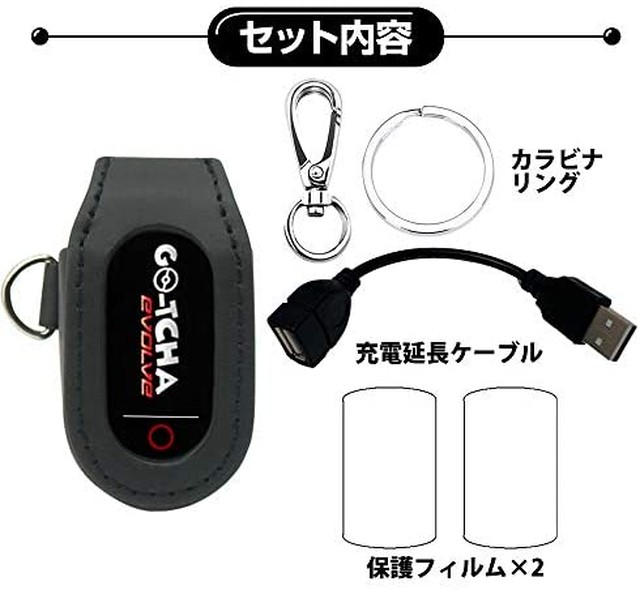 Jpcs ポケモンgo Go Tcha Evolve 専用 レザーケース カラビナ 充電ケーブル 保護フィルム 付属 1年保証 ブラック Az Japan Classic Store
