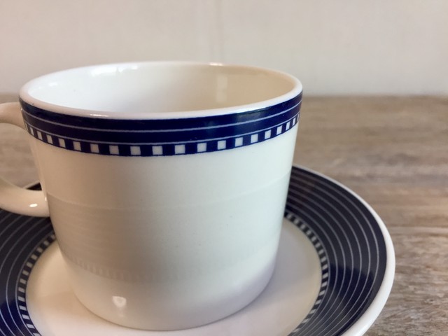 Arabia アラビア Teema ティーマ ブルーライン コーヒーカップ ソーサー Coffee Vintage Mumrik Arabia アラビア Teema ティーマ ブルーライン コーヒーカップ ソーサー Coffee Vintage Mumrik