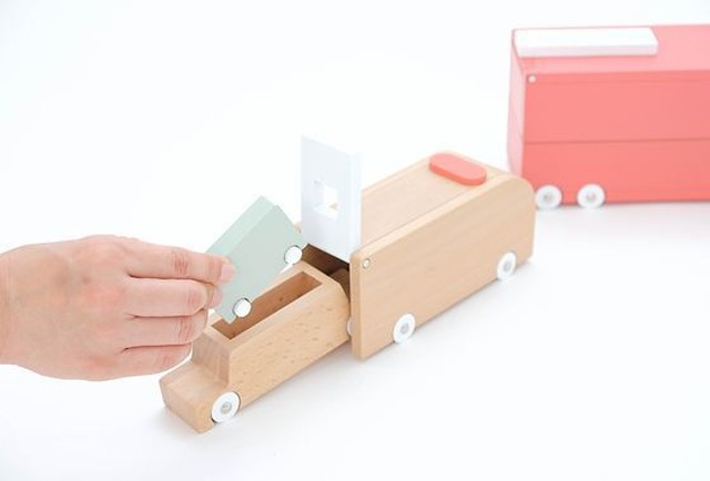 Dou Ride In ライドイン 木のおもちゃ 木製玩具 知育玩具 はたらくくるま 乗り物 ベビー キッズ ウッドトイ マトリョーシカ Mimi