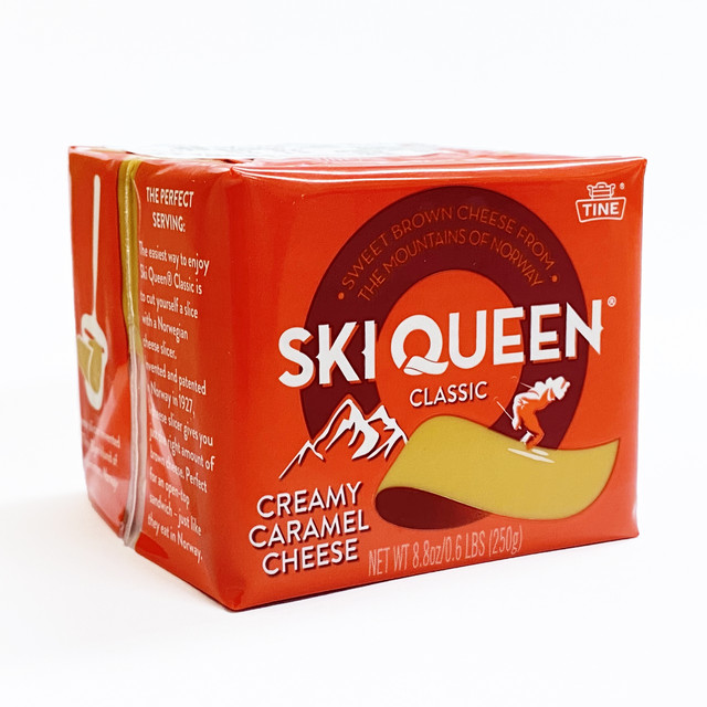 Ski Queen Gjetost Brunost Cheese 250g Chilled Aquavit Japan In English Delicacies From Nordic Countries