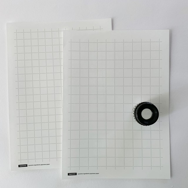 しずくドット方眼下敷10枚(180mm×250mm)セット
