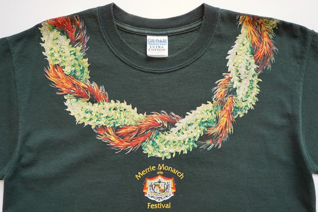 04 Merrie Monarch Festival レイ カラカウア王 プリントtシャツ グリーン 表記 M Gildan Magnolia Webstore 04 Merrie Monarch Festival レイ カラカウア王 プリントtシャツ グリーン 表記 M Gildan Magnolia Webstore