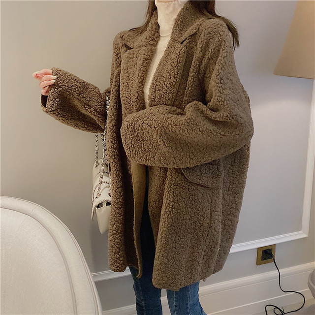 アウター ジャケット レディース ショートコート 秋冬 長袖 ボアジャケット ボアコート もこもこアウター もこもこ ブラウン ブラック 黒 ダブル カジュアル Evergreen