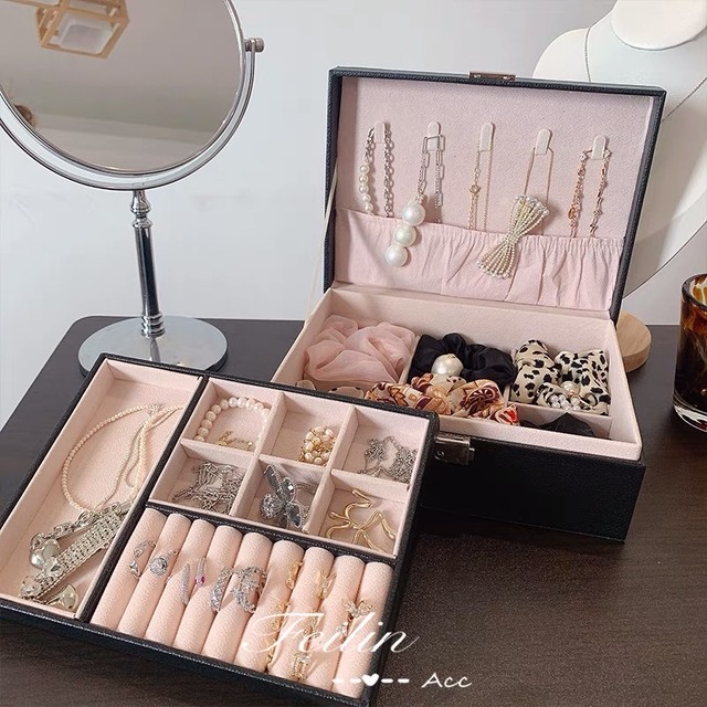 ジュエリーボックス 可愛いアクセサリー収納ケース おしゃれ 軽量 小物入れ Melissa