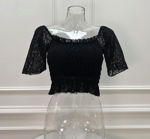 レース ビキニ レディース 水着 オフショルダー 2way 可愛い タンキニ 袖付き セクシー ハイウエスト Fashionlover