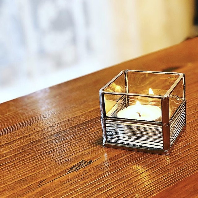 陽炎 キャンドルホルダー ステンドグラス ステンドグラスアトリエ Moon