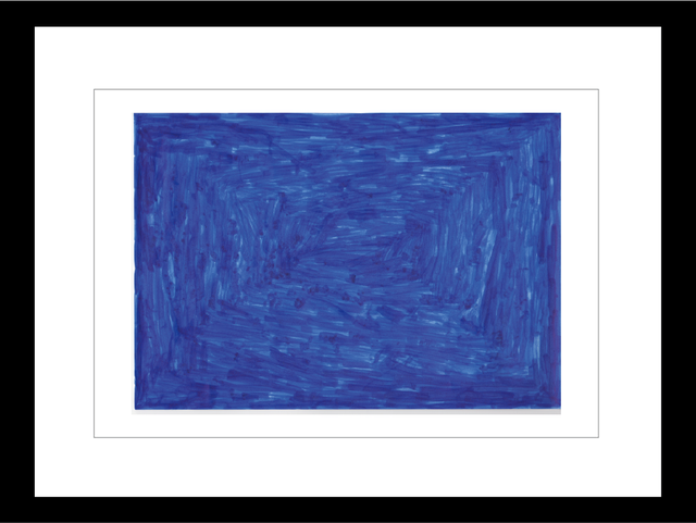 プリント額絵 かっつん作 ブルー I Aiマーケット