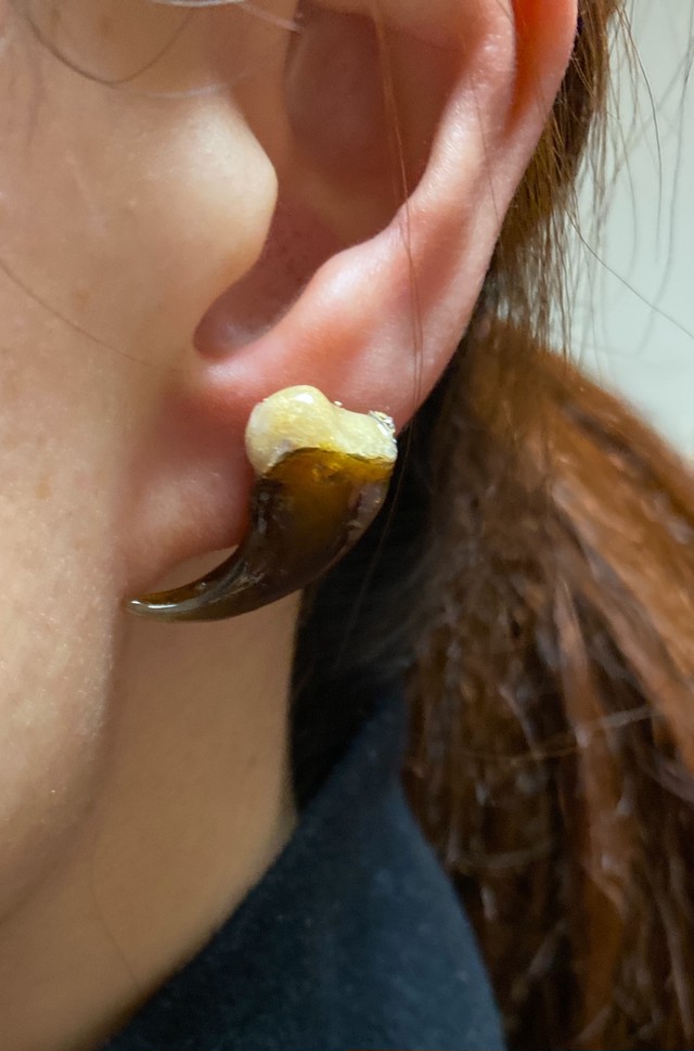 熊さんの爪のピアスs 小さな戦士の爪の跡 Craftsman Of The Bounty Of Nature