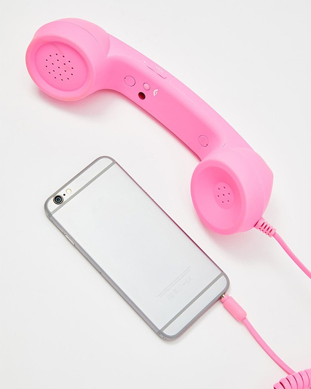 3カラー カバン ブラック ピンク ホワイト 原宿 可愛い 個性的 イヤホン 携帯 テレフォン 電話 受話器 ショルダー バック カバン 可愛い ハート Loveysmileshop