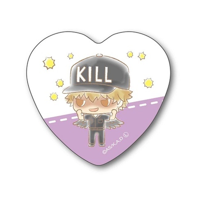 はたらく細胞 エンジェルシリーズ Design Produced By Sanrio ハート 缶バッジ 缶バッチ キラーt細胞 クリックポスト対応 アニメグッズ専門店 ｈｏｂｂｙ ｂａｃｋｅｔ